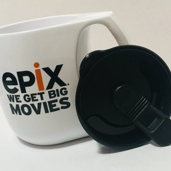 Epix Movie Channel Promo Coffee Mug w / Lid - Picture 2 of 4